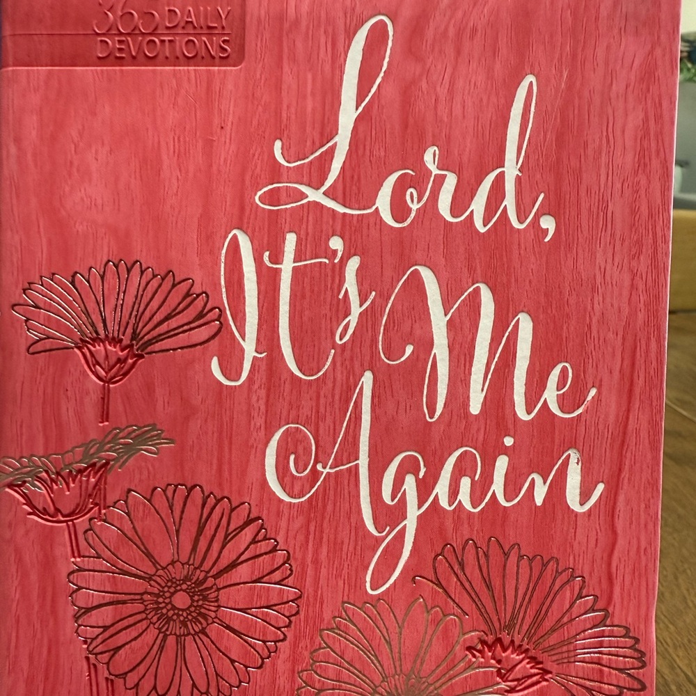 Red Floral Daily Devotional